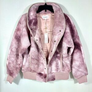 Heartloom Nyx Jacket Size Small Medium Lilac Sherpa Wool Blend NWT
